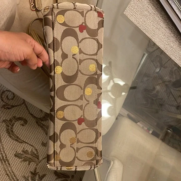 Coach Gold and Brown Tote Bag - Picture 12 of 16